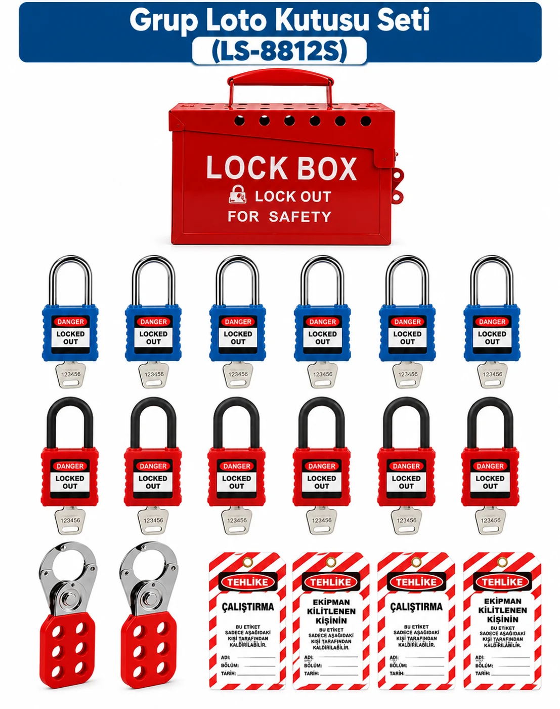 LS-8812S Grup Loto Kutusu Seti