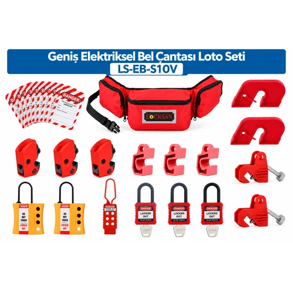 LS-EB-S10V | Geniş Elektriksel Bel Çantası Loto Seti