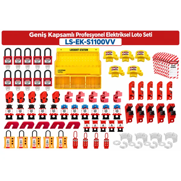 LS-EK-S1100VV | Geniş Kapsamlı Profesyonel Elektriksel Loto Seti