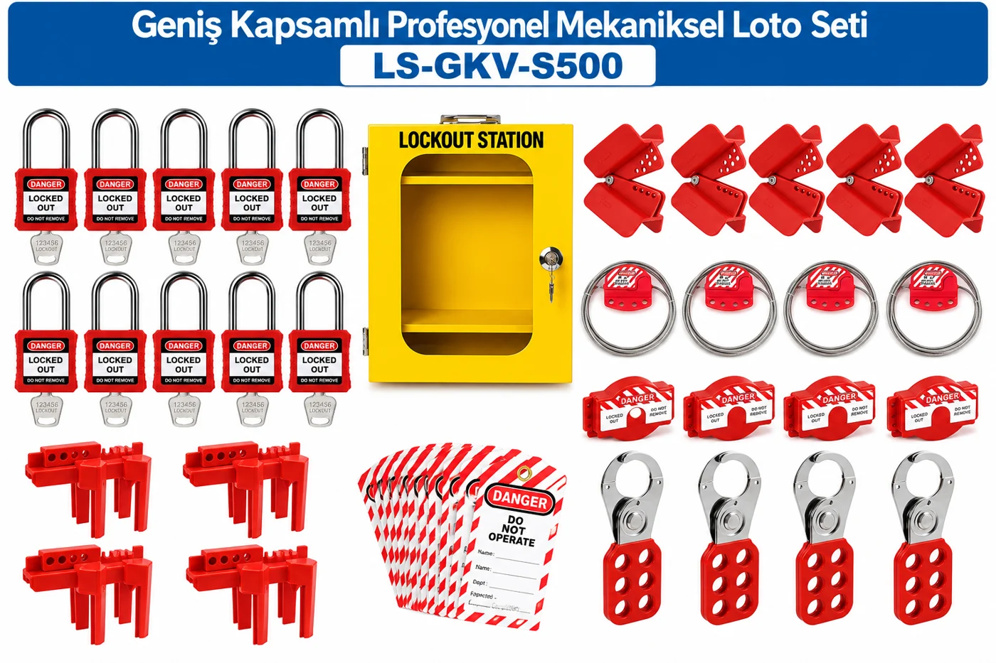 LS-GKV-S500 Geniş Kapsamlı Profesyonel Mekaniksel Loto Seti