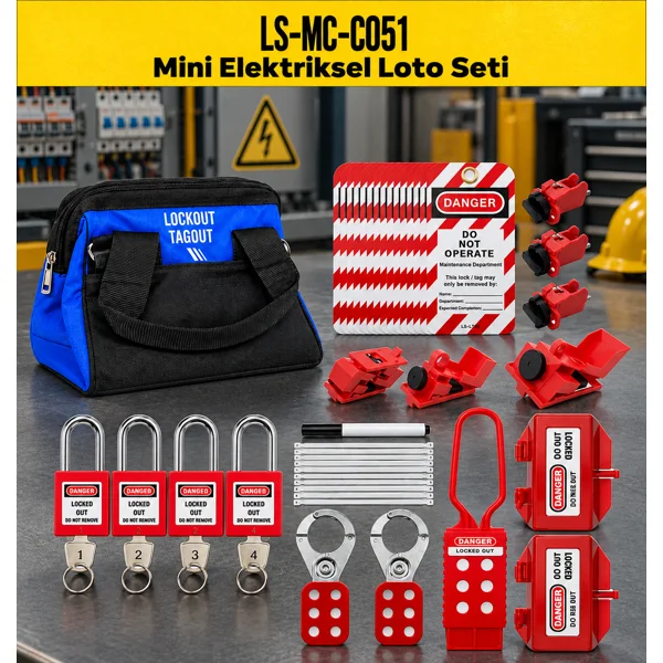 LS-MC-C051 | Mini Elektriksel LOTO Seti