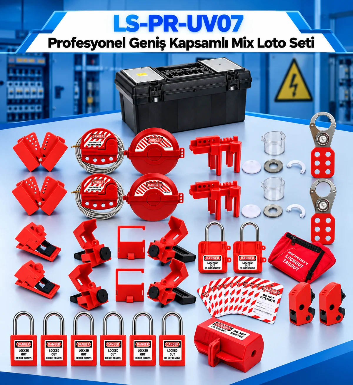LS-PR-UV07 Profesyonel Geniş Kapsamlı Mix LOTO Seti