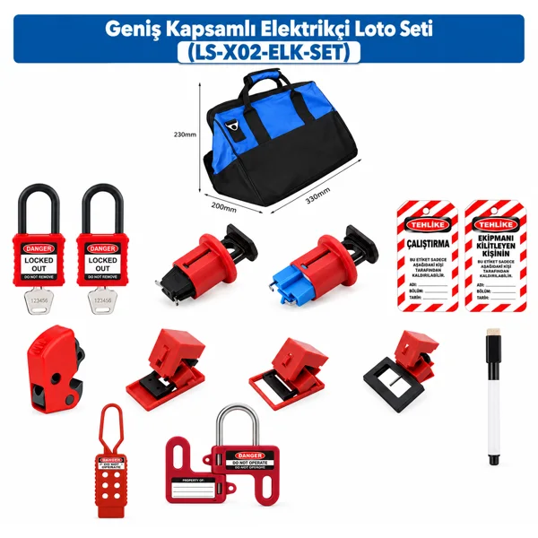 LS-X02-ELK-SET | Geniş Kapsamlı Elektrikçi Loto Seti