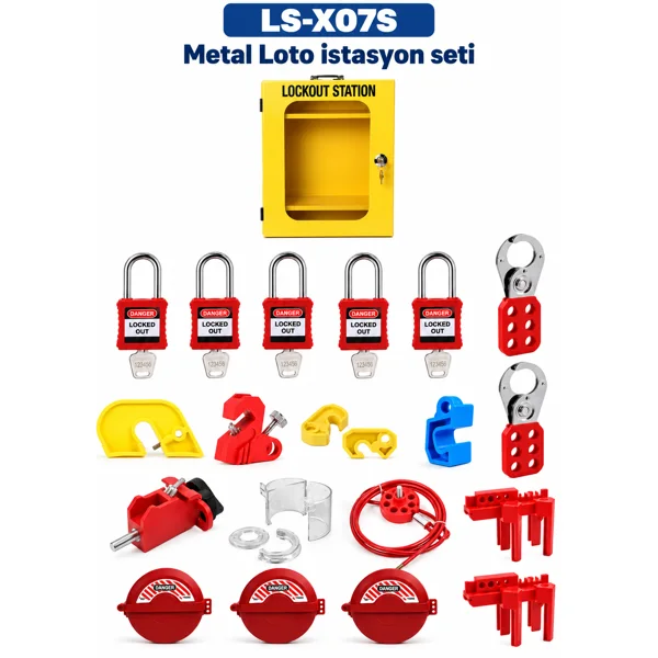 LS-X07S | Metal LOTO İstasyon Seti