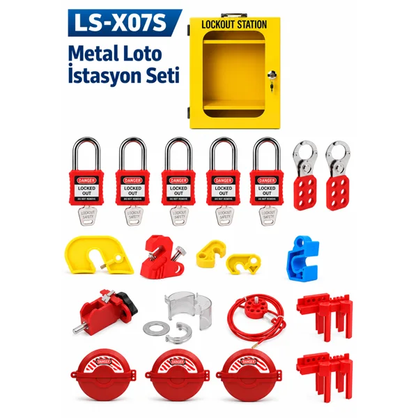 LS-X07S Metal LOTO İstasyon Seti - görsel 2
